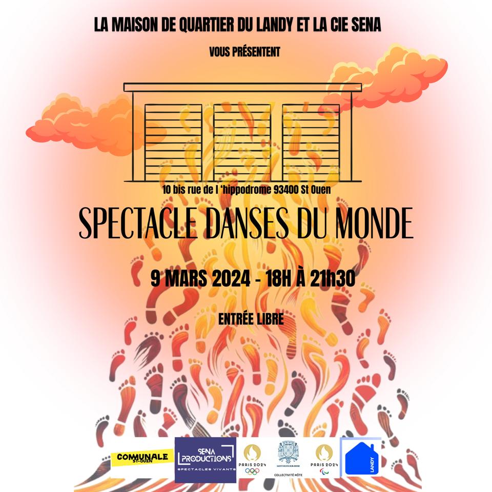 Spectacle danses du monde par la Mairie de Saint-Ouen - Communale